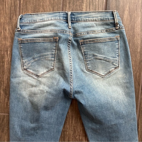 DRIFTWOOD Jackie Pearl Embellished Skinny Jeans Raw Hems Sz 26 - Picture 7 of 9